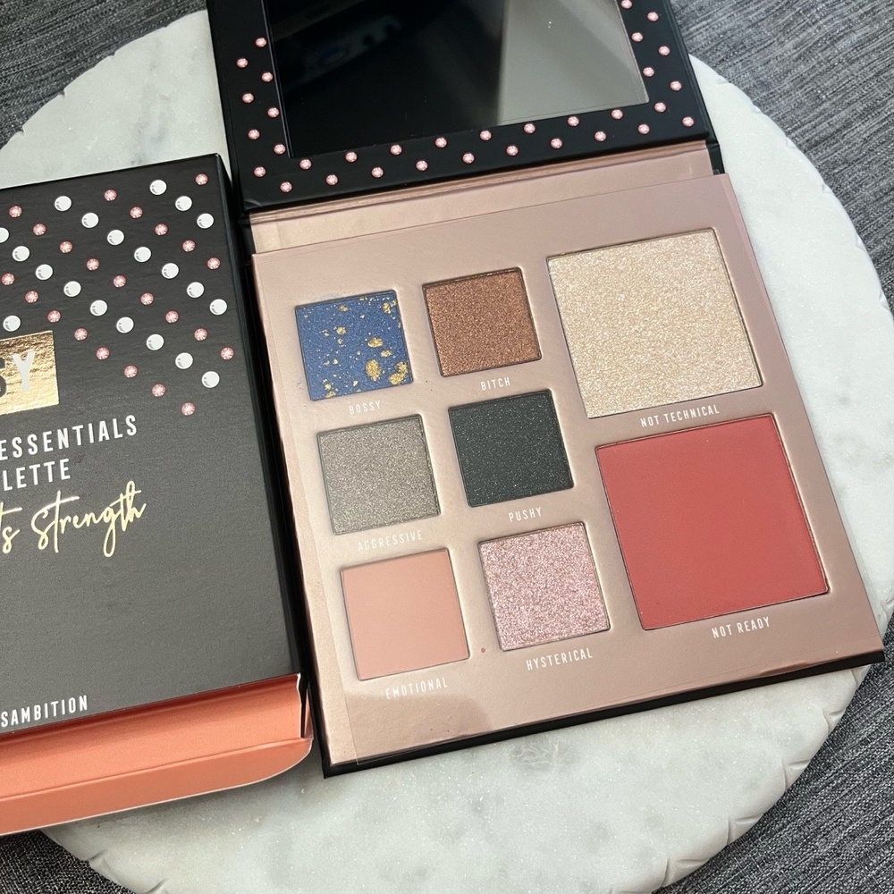 New NWT Bossy Cosmetics Eyeshadow Palette Elegance‎ Meets Strength Makeup Beauty